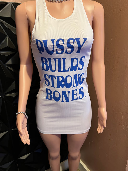 "Strong Bones" T-shirt Dress